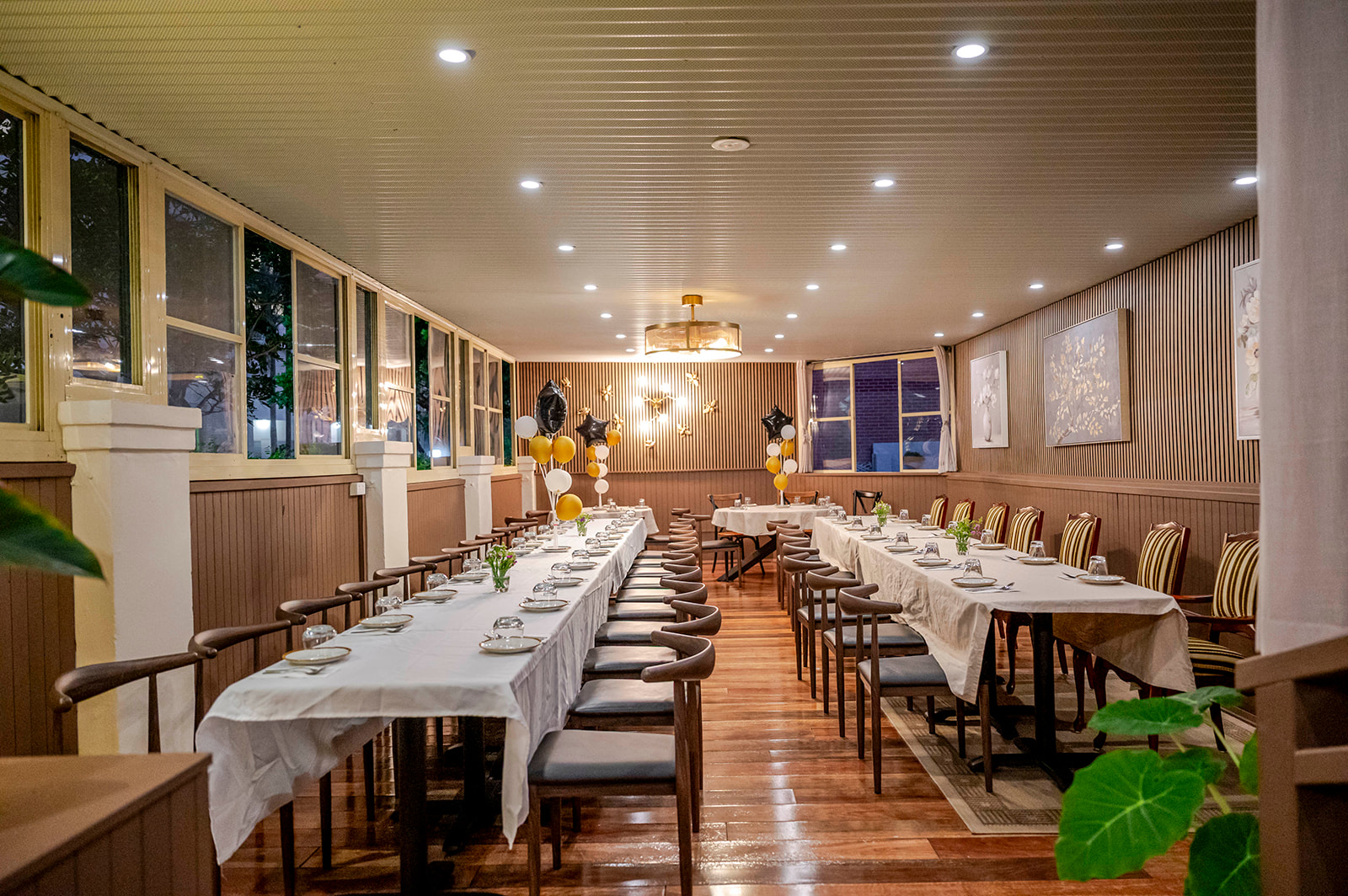 Private Back Room - intimate dining space for up to 30 people